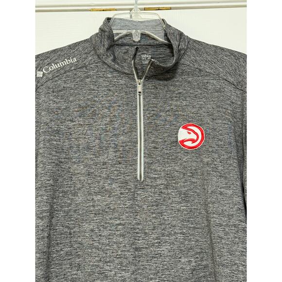 Columbia Golf Atlanta Hawks 1/4 Zip Pullover, Size L - Picture 1 of 6